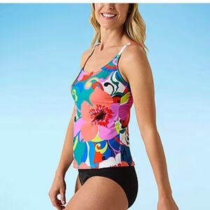 NWT Mynah Floral Multicolor Women's Swim Top
